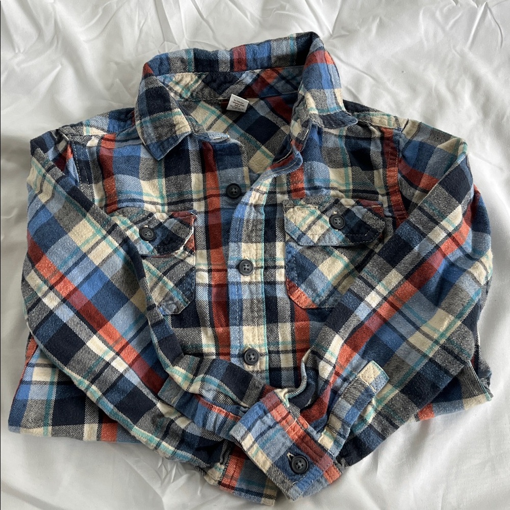 Tea Collection Plaid Flannel Shirt